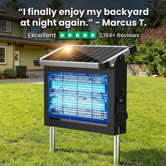 BuzzVolt Solar Bug Zapper